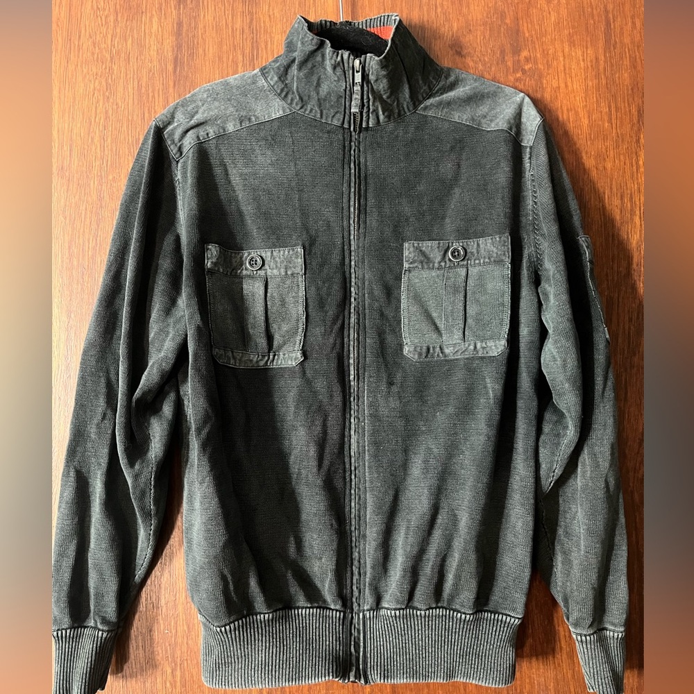 Carbon 2 cobalt zip up